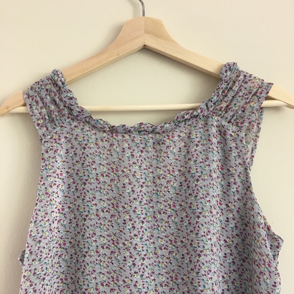 Summer Boutique Tunic Chiffon Top sleeveless Small - Picture 7 of 8